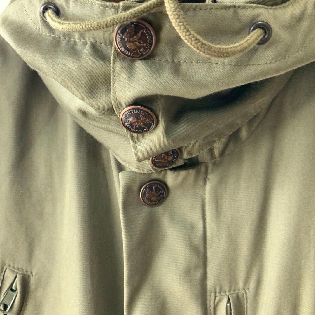 英国製Hunting Worldエクスプローラーパーカー オリジナル40オリーブ