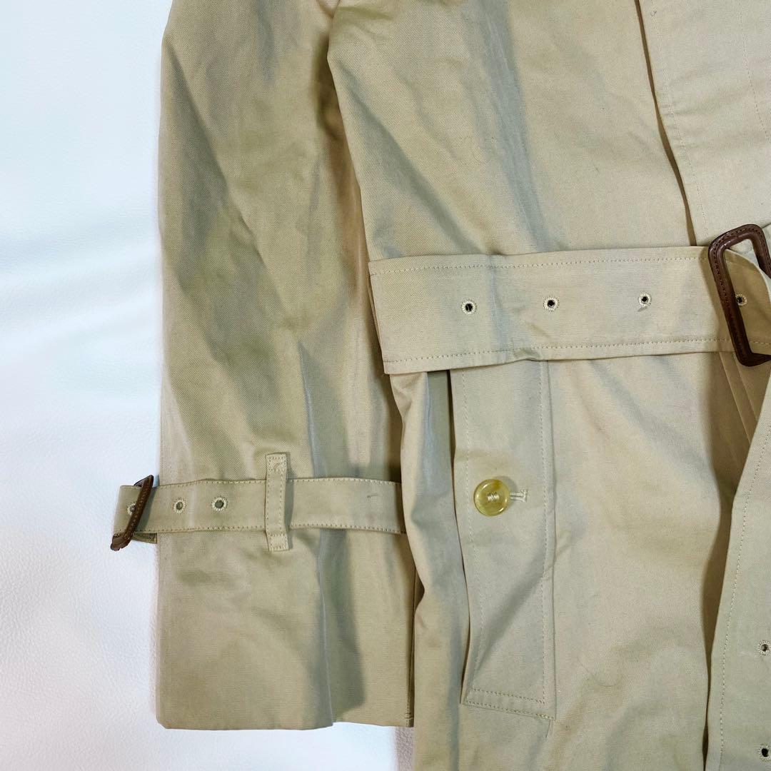 BURBERRY ステンカラーコート　ベルト　ノバチェック　ハニーベージュ