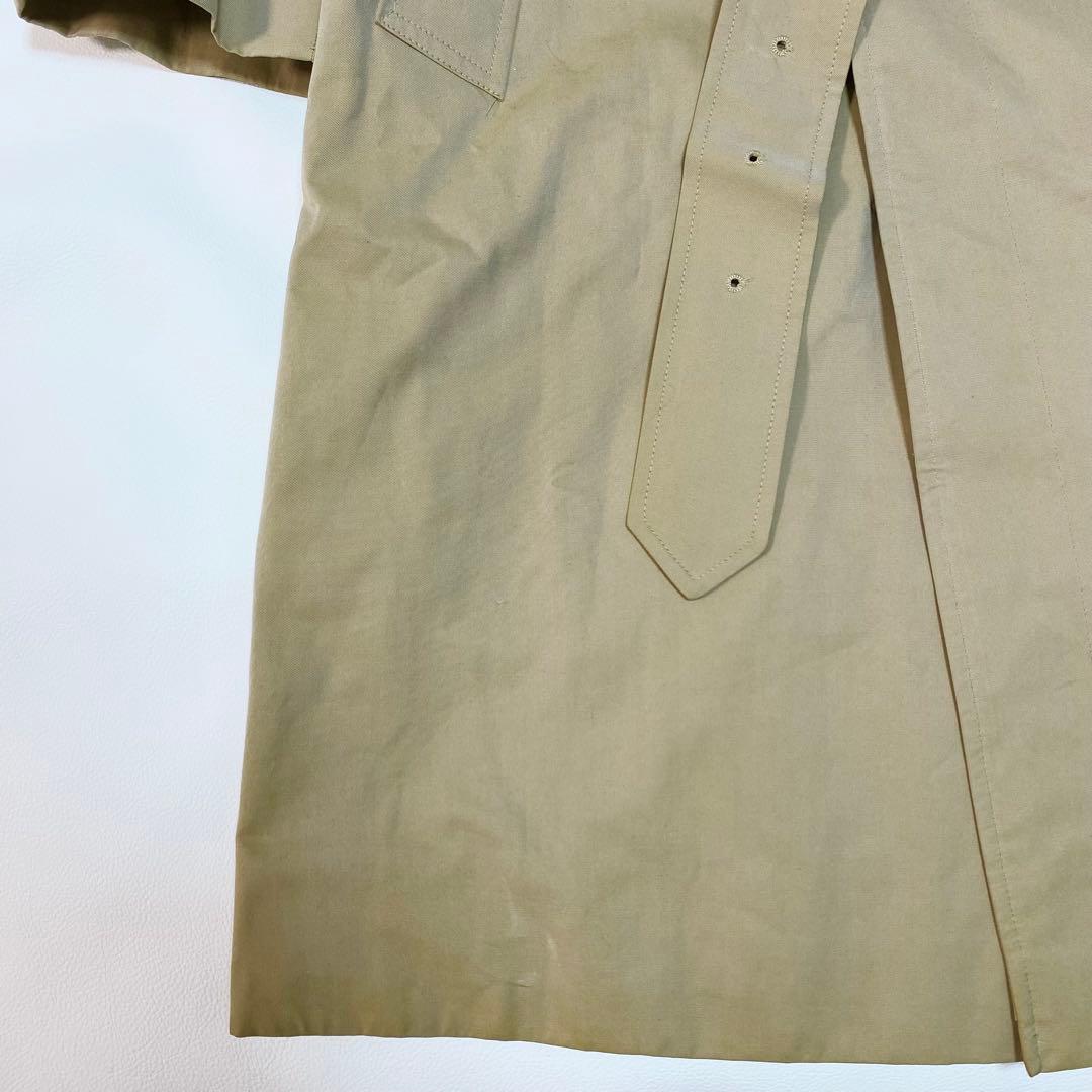 BURBERRY ステンカラーコート　ベルト　ノバチェック　ハニーベージュ