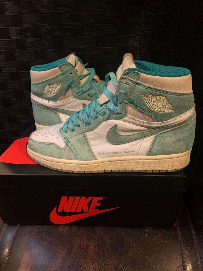 〆　ナイキ エアジョーダン1 ターボ グリーン Nike Air Jordan1