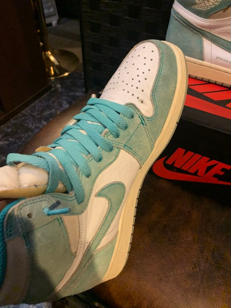 〆　ナイキ エアジョーダン1 ターボ グリーン Nike Air Jordan1