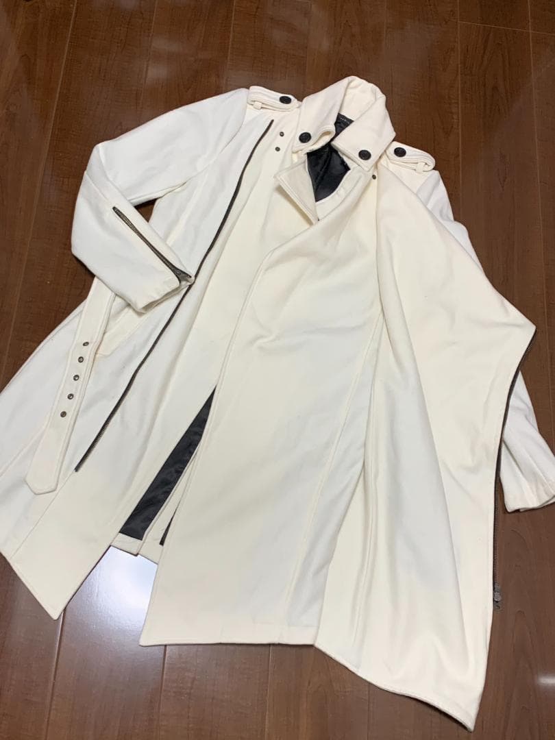 [CIVARIZE] ドレープトレンチコート 44 ホワイト CV17-H27