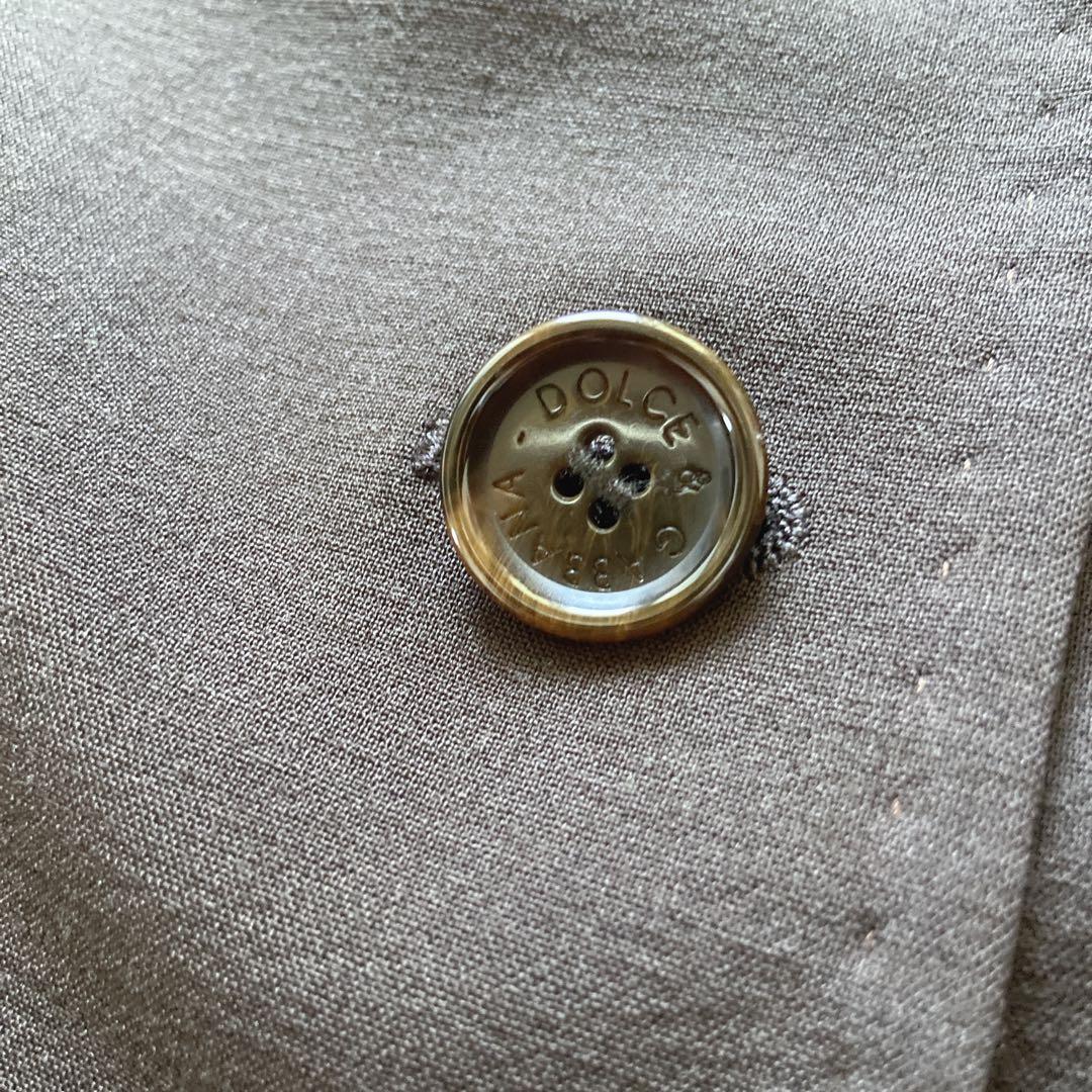 極美品　大きいサイズ42 ドルチェ&ガッバーナ　パンツスーツ　ストレッチ　茶色