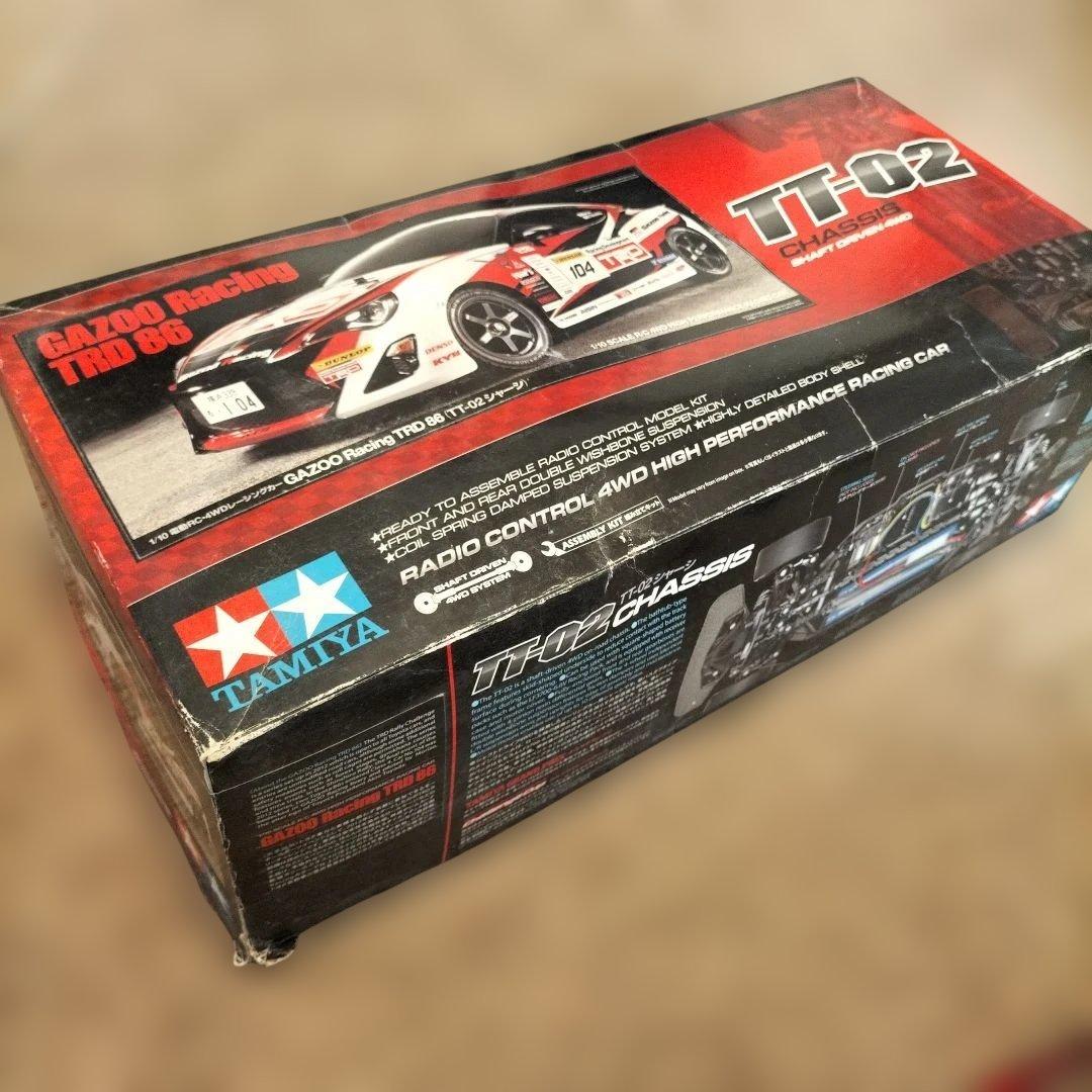 ら*す様 【ジャンク】タミヤ ラジコン TT-02 シャーシ TRD 86