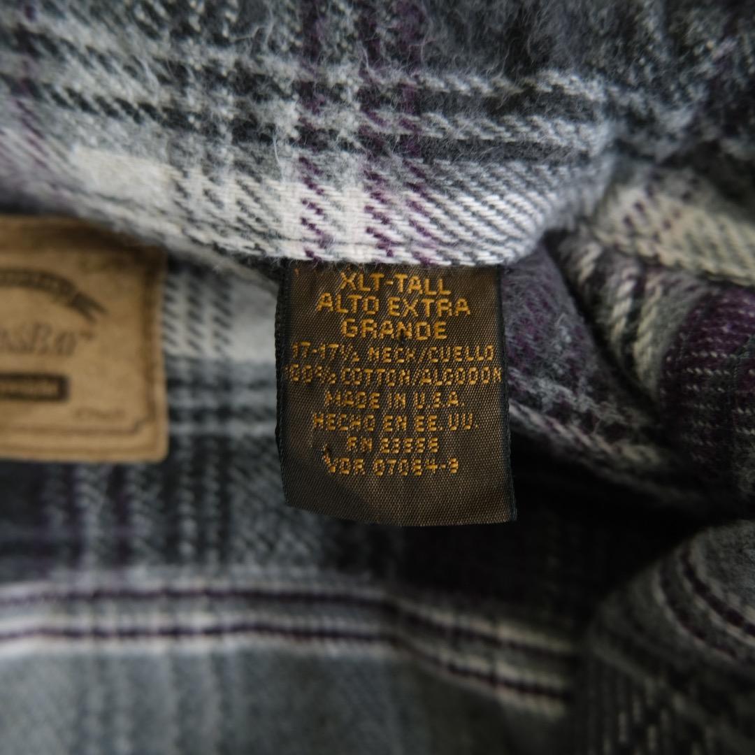 ST.JOHN'S BAY 00s チェックヘビーネルシャツ XLT