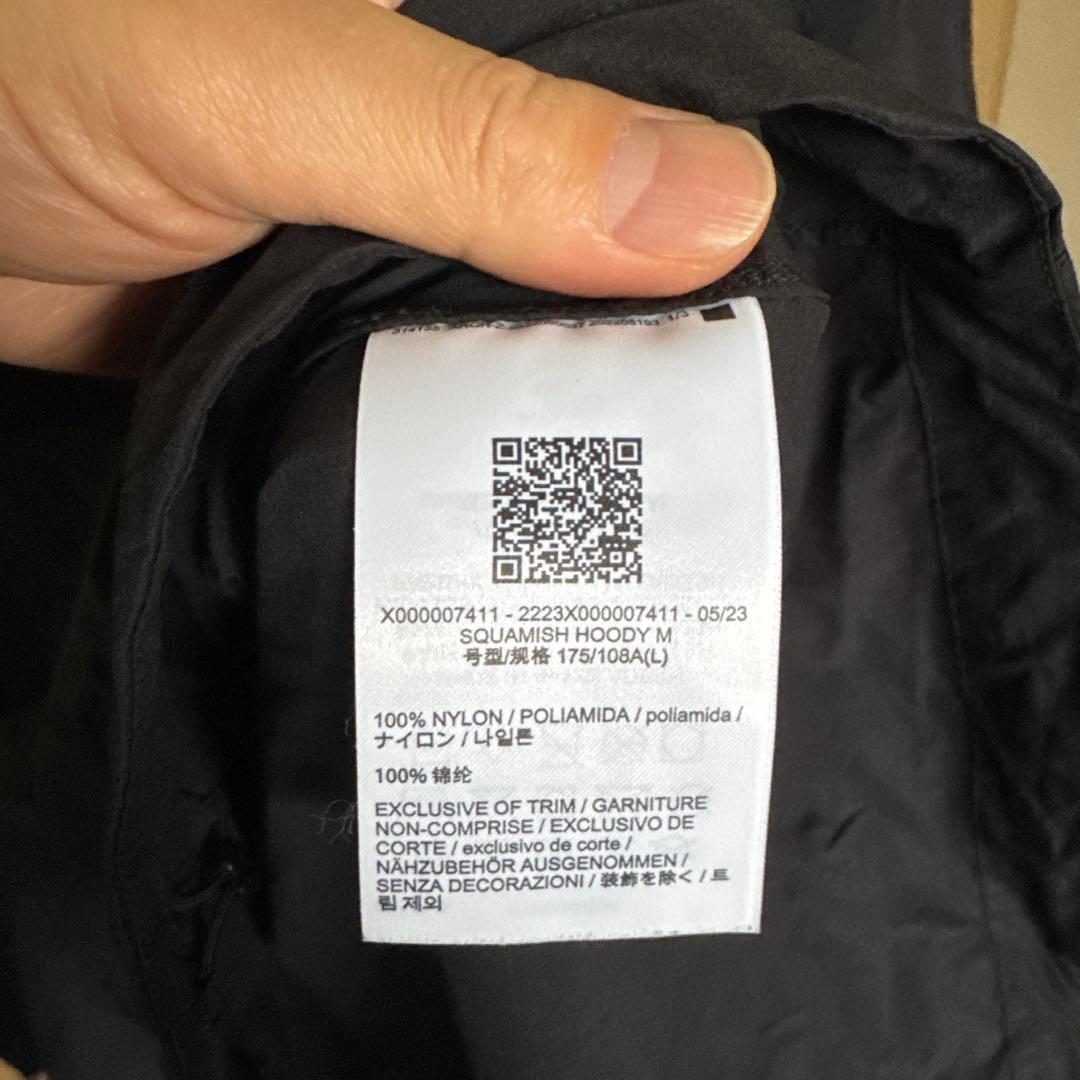 ARC’TERYX ナイロンジャケット/L/ナイロン/BLK