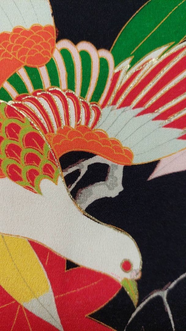 NA91アンティーク子供着物正絹七五三着丈121センチ裄丈54センチ