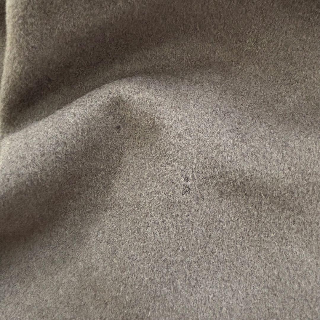 イヴサンローラン プールオム カシミヤ混ロングコート メンズL ライトブラウン