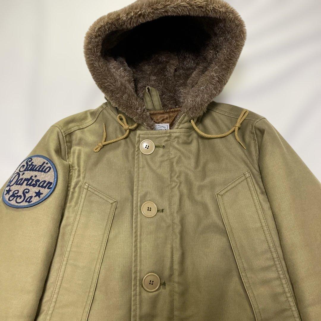 【極美品】ステュディオ ダルチザン ヘビーコットンツイルＢ－9フライトジャケット