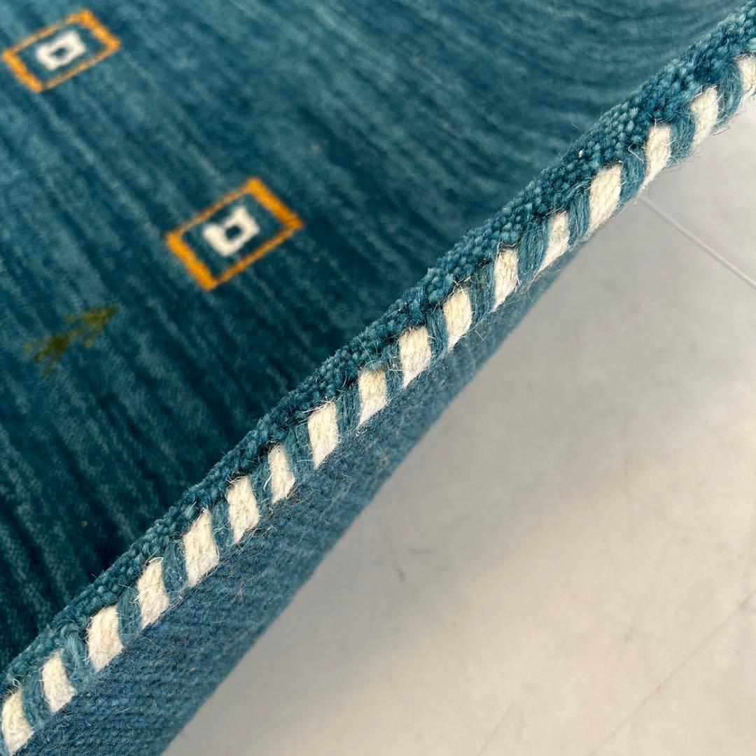 新品☆ギャベ ラグ カーペット 手織り絨毯 インドギャべ ロリバフ