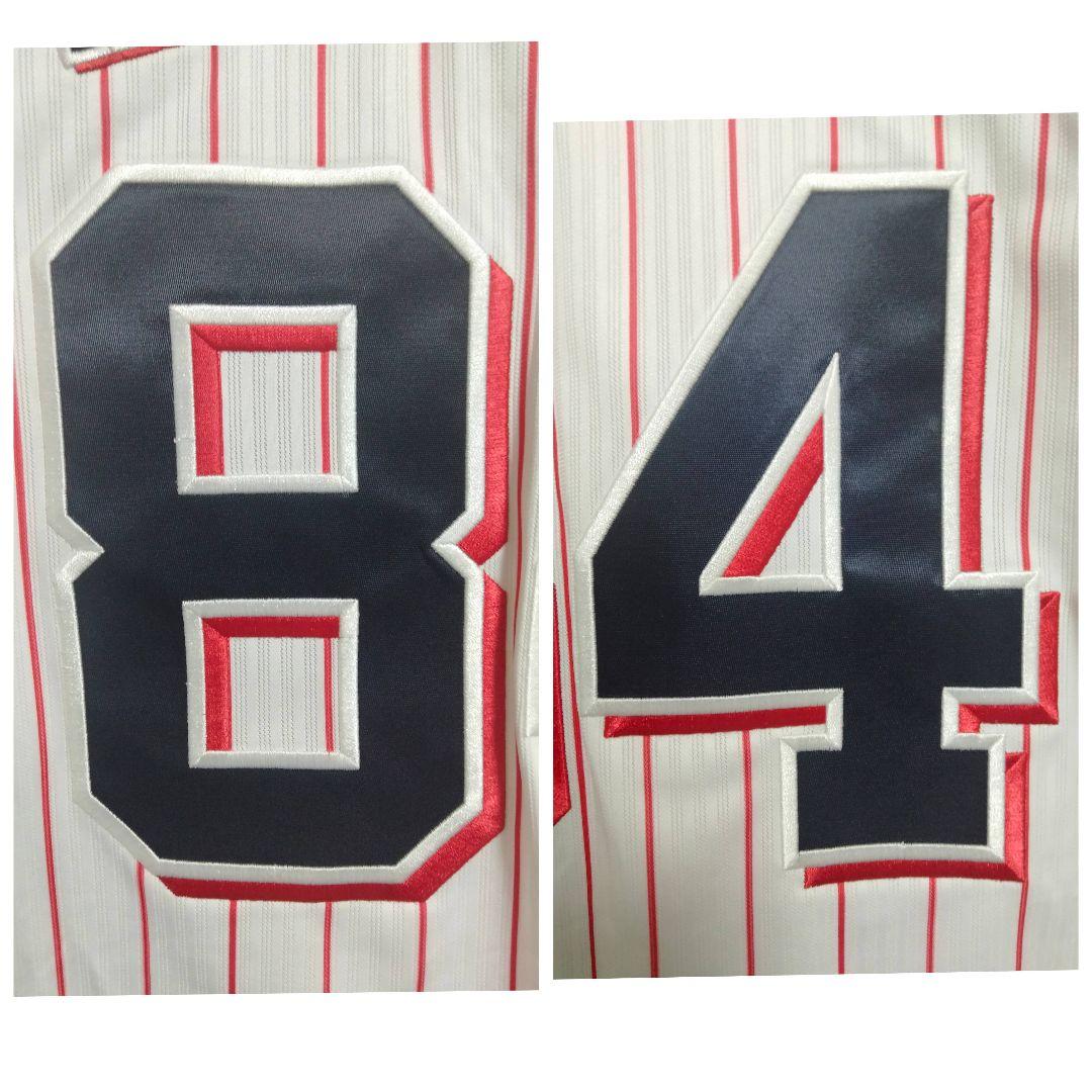 マジェスティック ヤクルト 松岡健一コーチ 2022サイン入り刺繍ユニフォーム