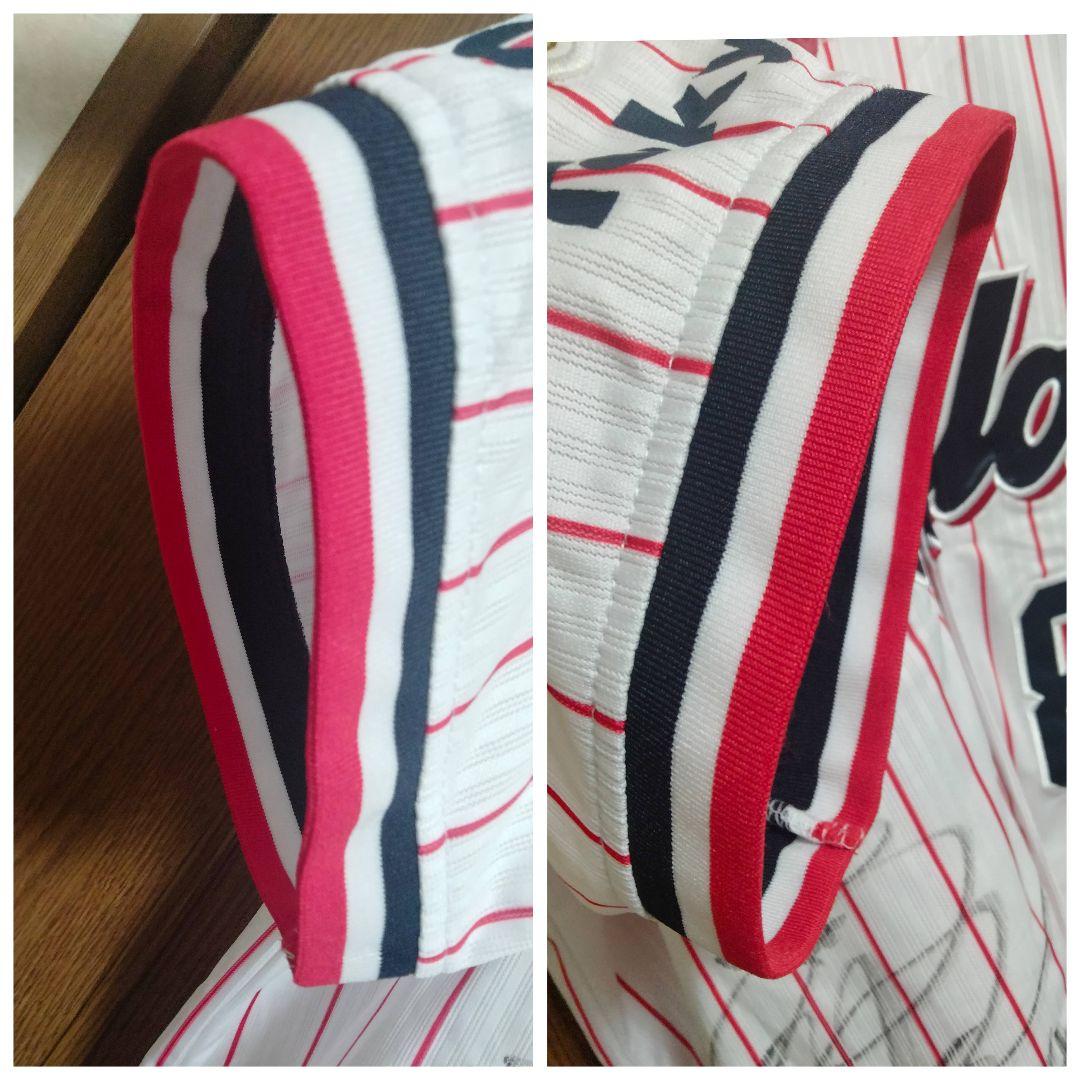 マジェスティック ヤクルト 松岡健一コーチ 2022サイン入り刺繍ユニフォーム