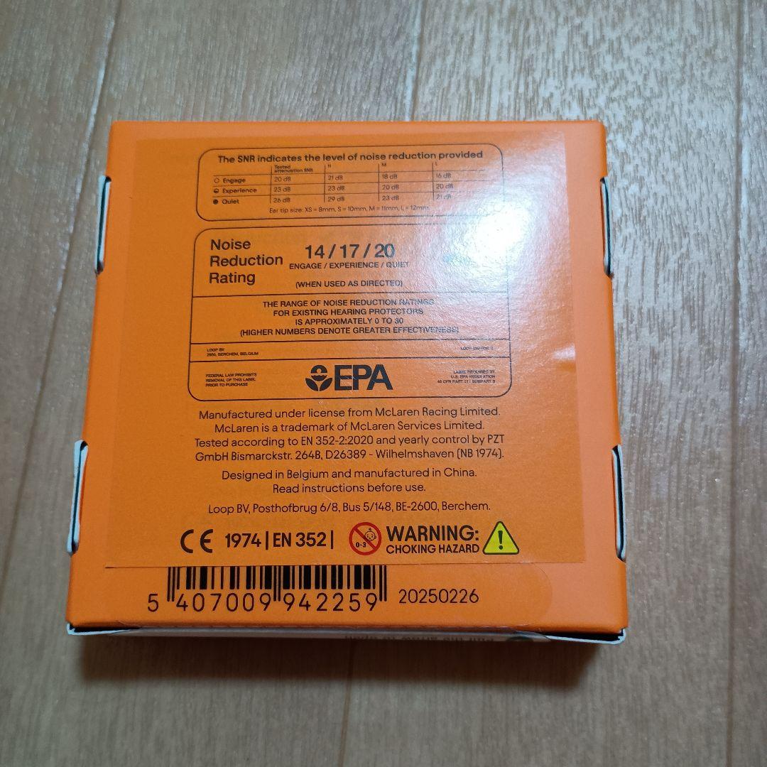 McLaren loop 耳栓 ノイズリダクション