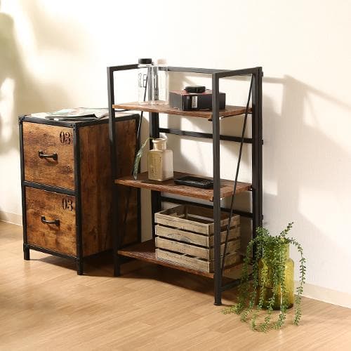 《新品・送料無料》《完成品》フォールディングシェルフ 3段 esta -エスタ-