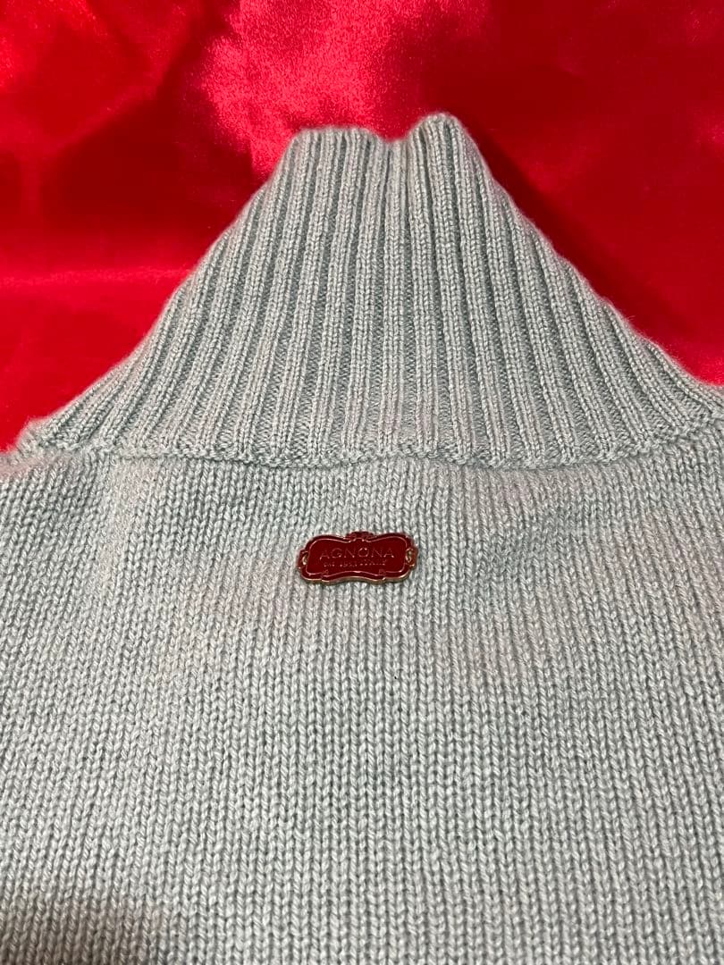 柿*種様 AGNONA アニオナ　カシミヤ100% ハイネックセーター（新品未使