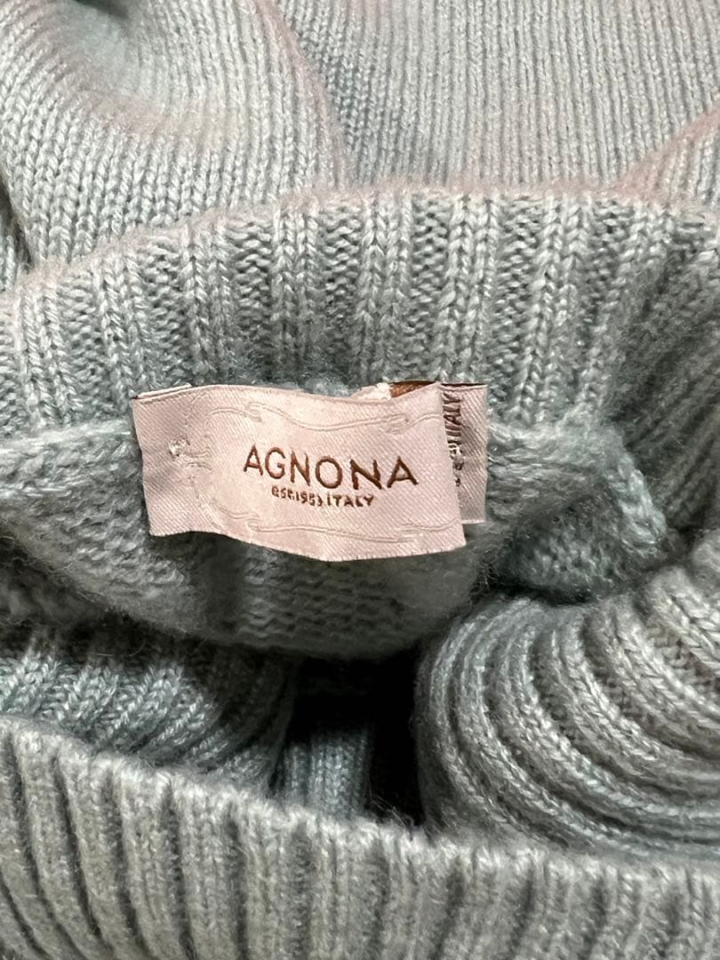 柿*種様 AGNONA アニオナ　カシミヤ100% ハイネックセーター（新品未使