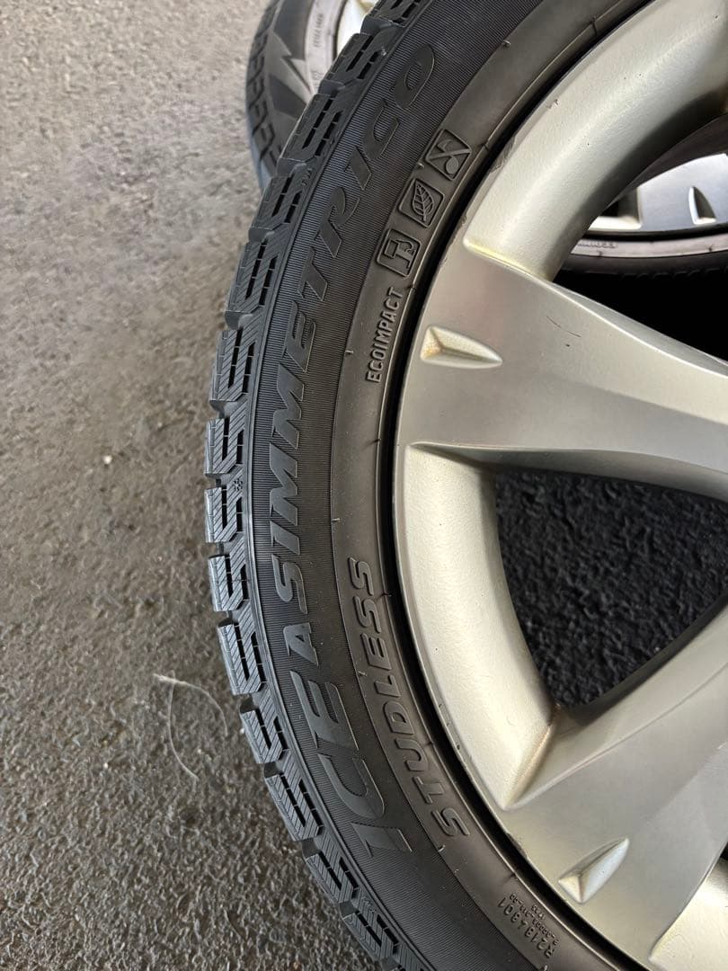 215/50/R17 スバル純正ホイールとピレリ スタッドレスの4本セット