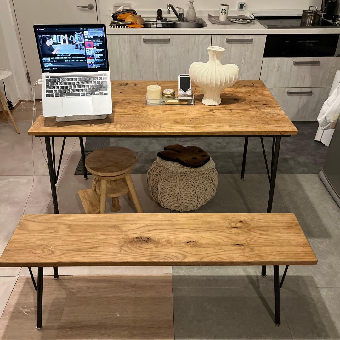 sikaku テーブル　ベンチ