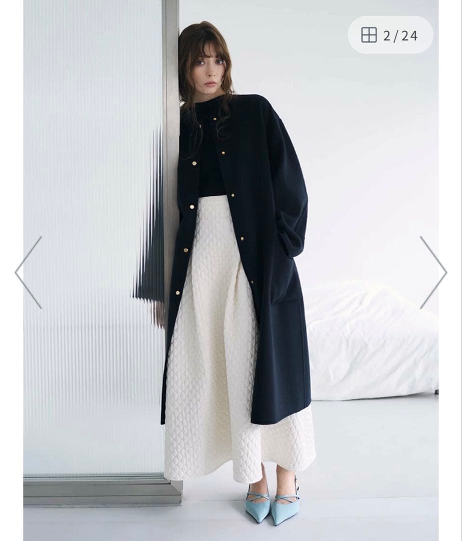 【値下げ】FRAY I.D super140'sウールリバーコート