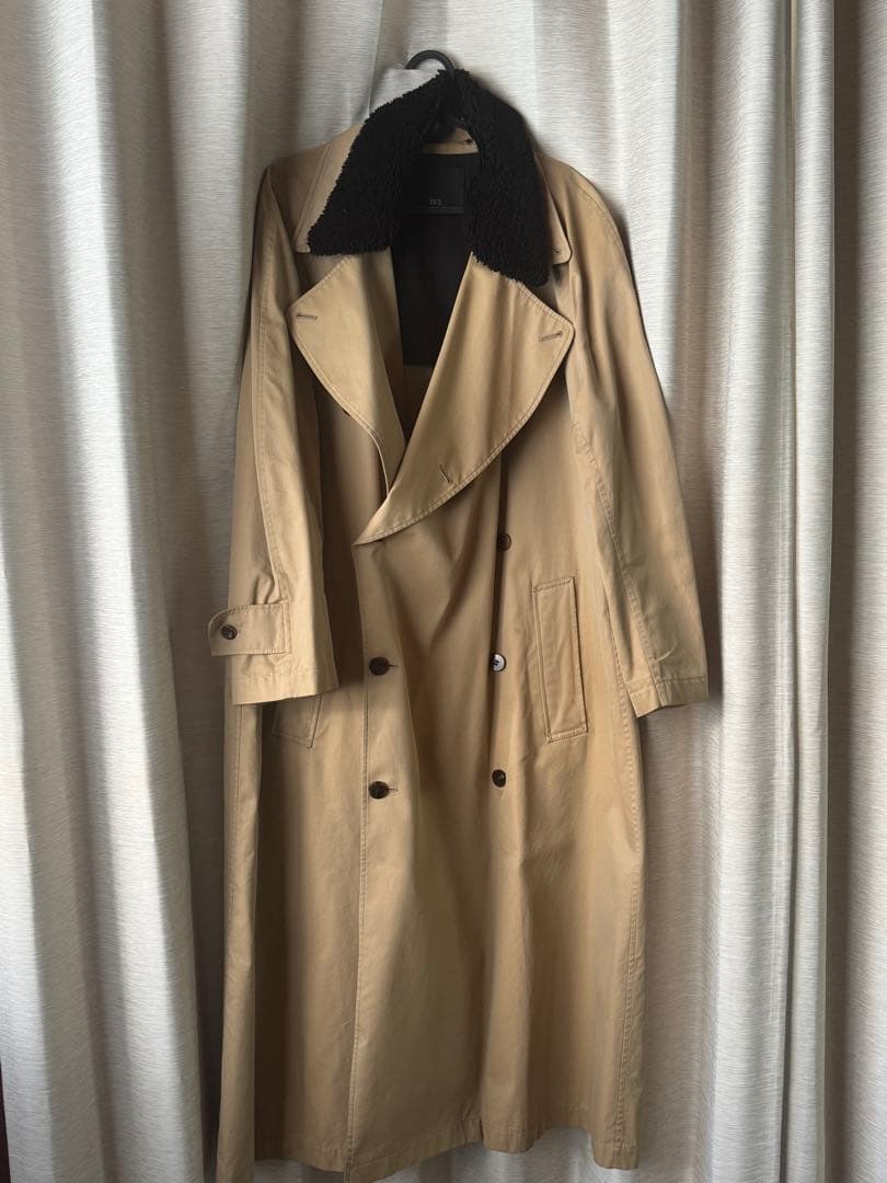 ES:S ファー付きトレンチコート