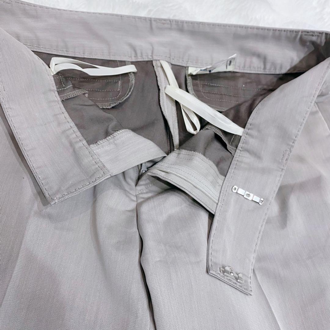 【大きいサイズ】組曲 ストレッチパンツスーツ セットアップ グレージュ