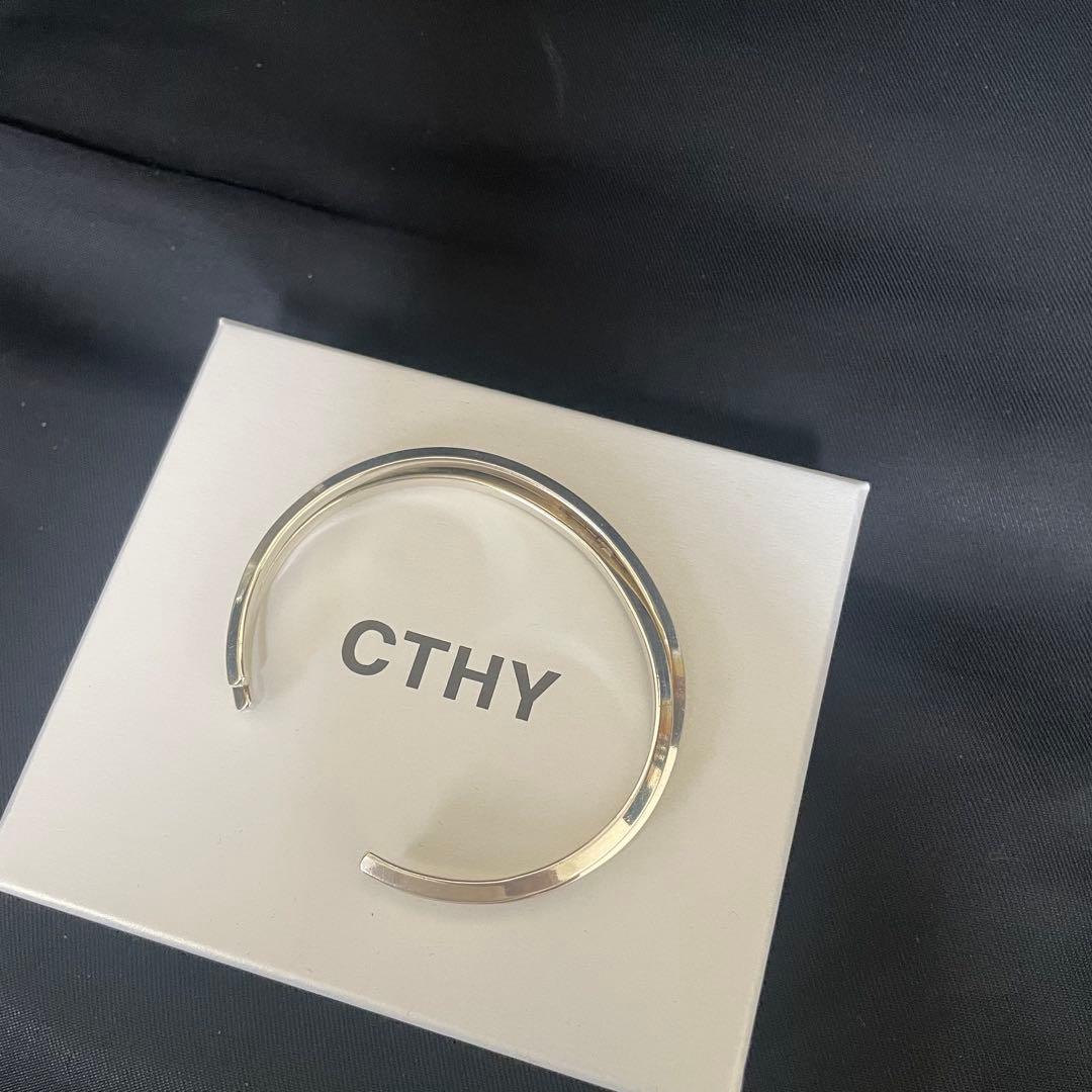 【CTHY】LAYERD DELTA BANGLE silver925