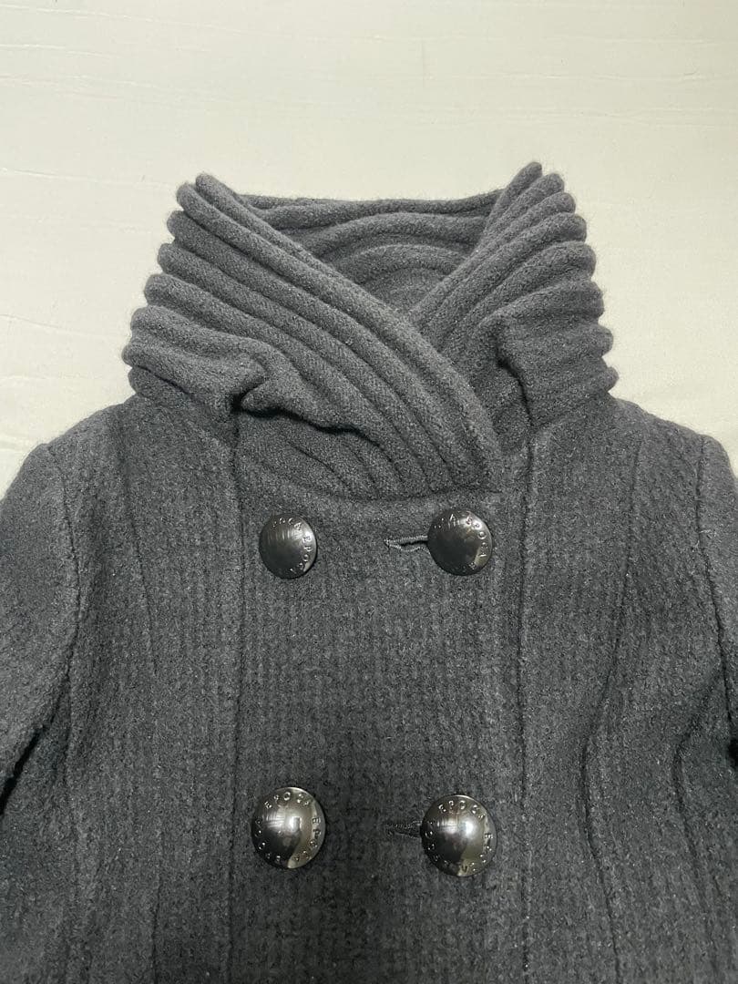 エポカ ダブルブレストコート ブラック