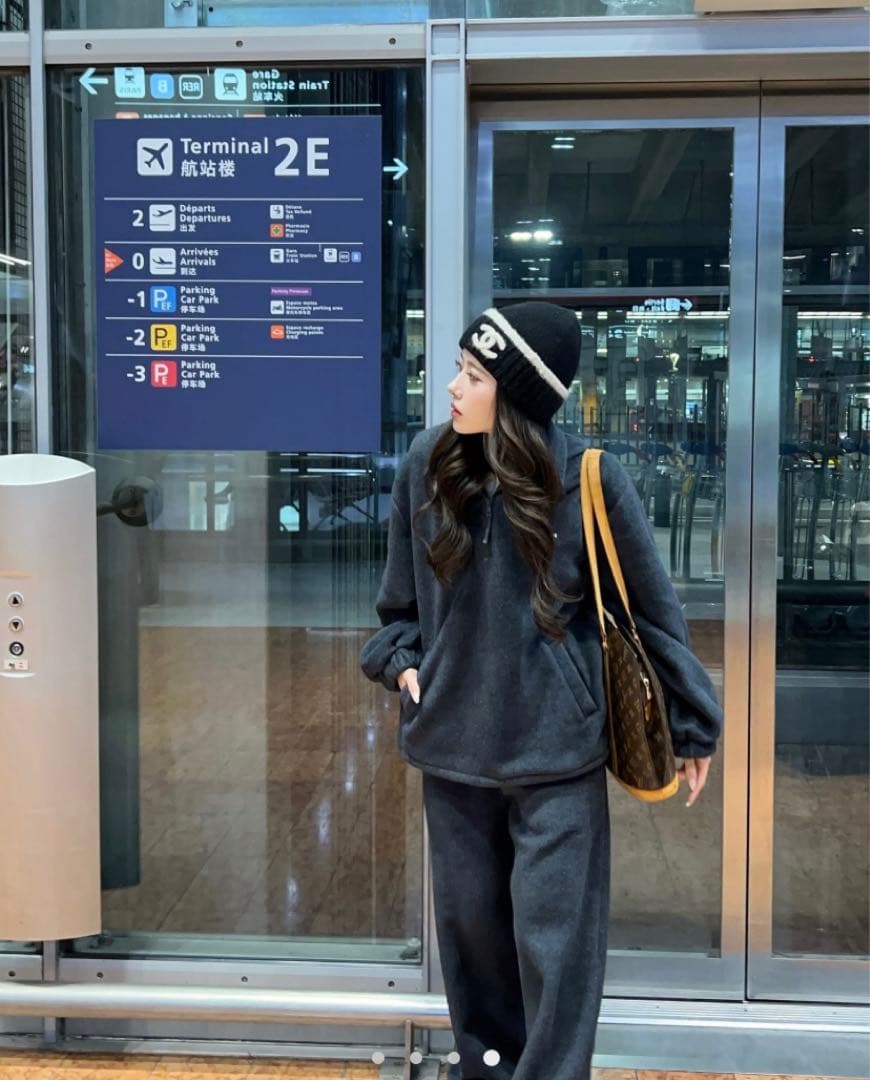 THE TOÉ❤︎Bornheim Fleece Top charcoalgray