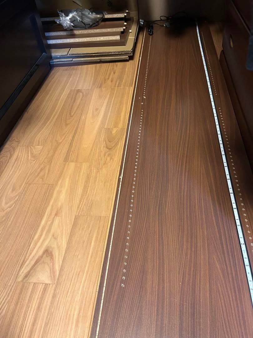 ホワイトLEDセット JAJAN フィギュアラック ザ サードワイドブラウン