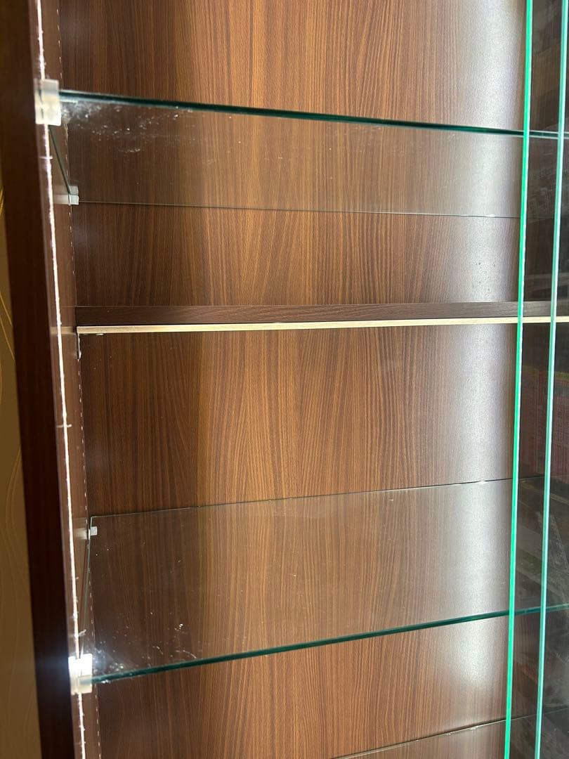 ホワイトLEDセット JAJAN フィギュアラック ザ サードワイドブラウン