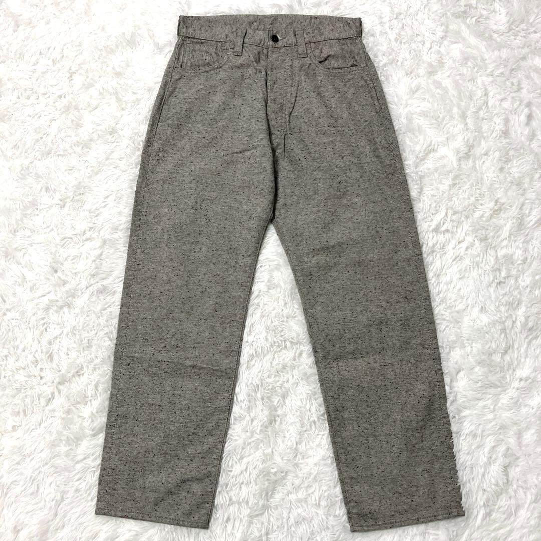極美品✨　YAMANE DELUXE HAYAOKI 3 コットンパンツ　ネップ