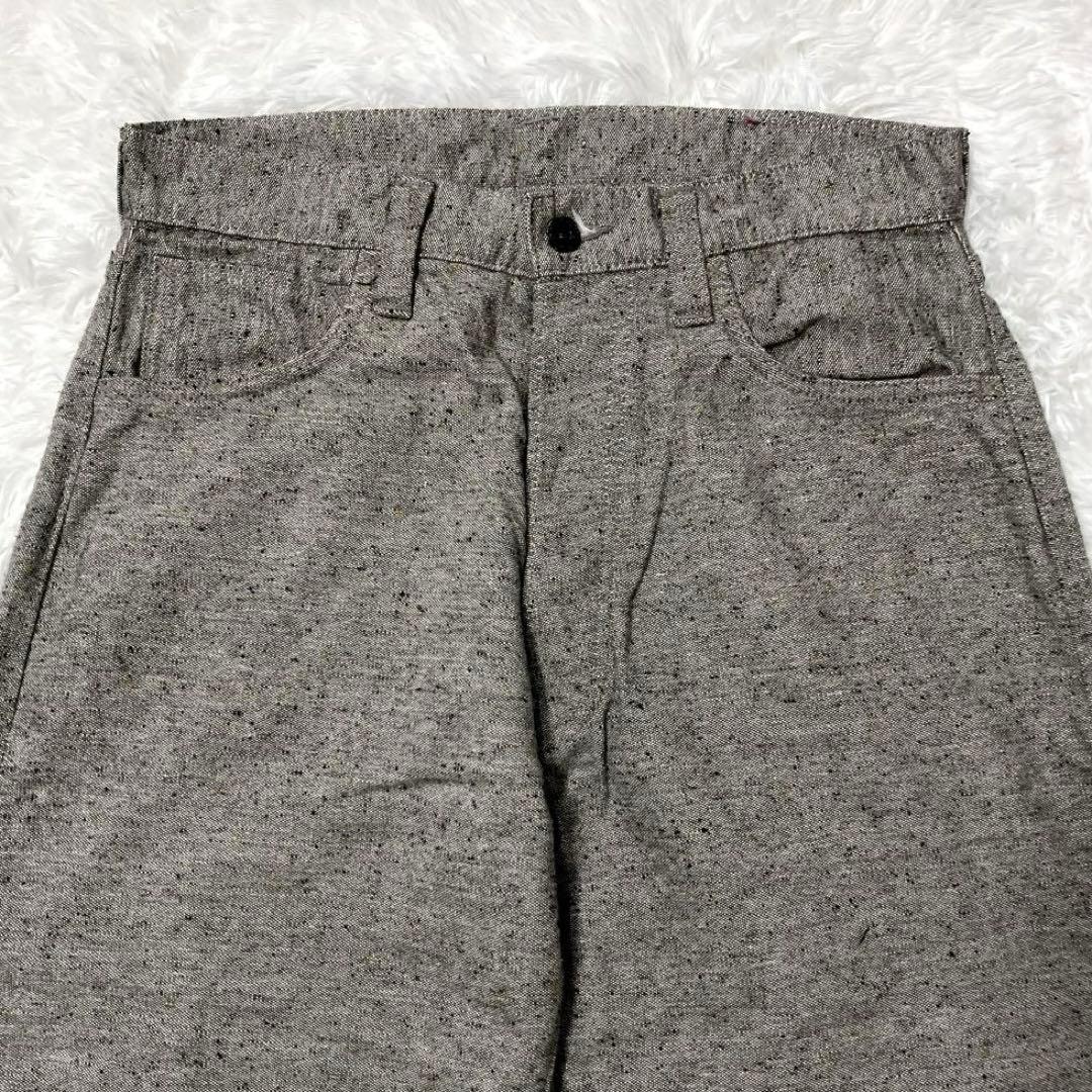 極美品✨　YAMANE DELUXE HAYAOKI 3 コットンパンツ　ネップ