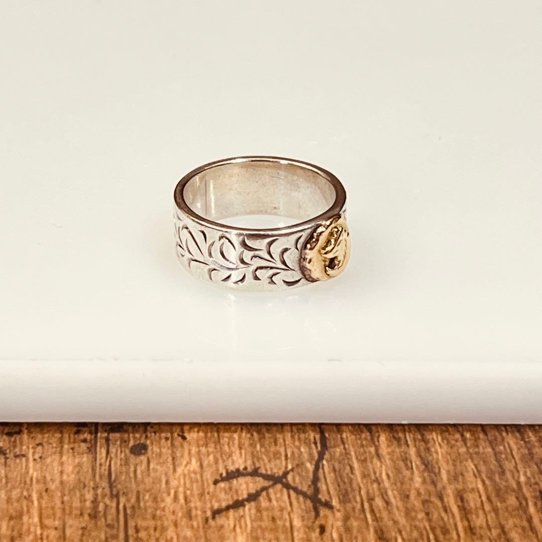 TADY&KING アラベスク平打ちリングGPウルフ 15号 指輪 k18