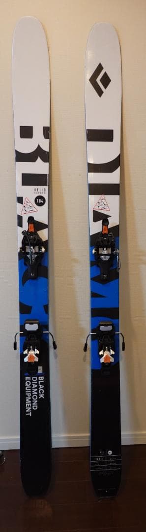 ブラックダイヤモンド　ヘリオカーボン104（フリッチビンディング・シール付き）