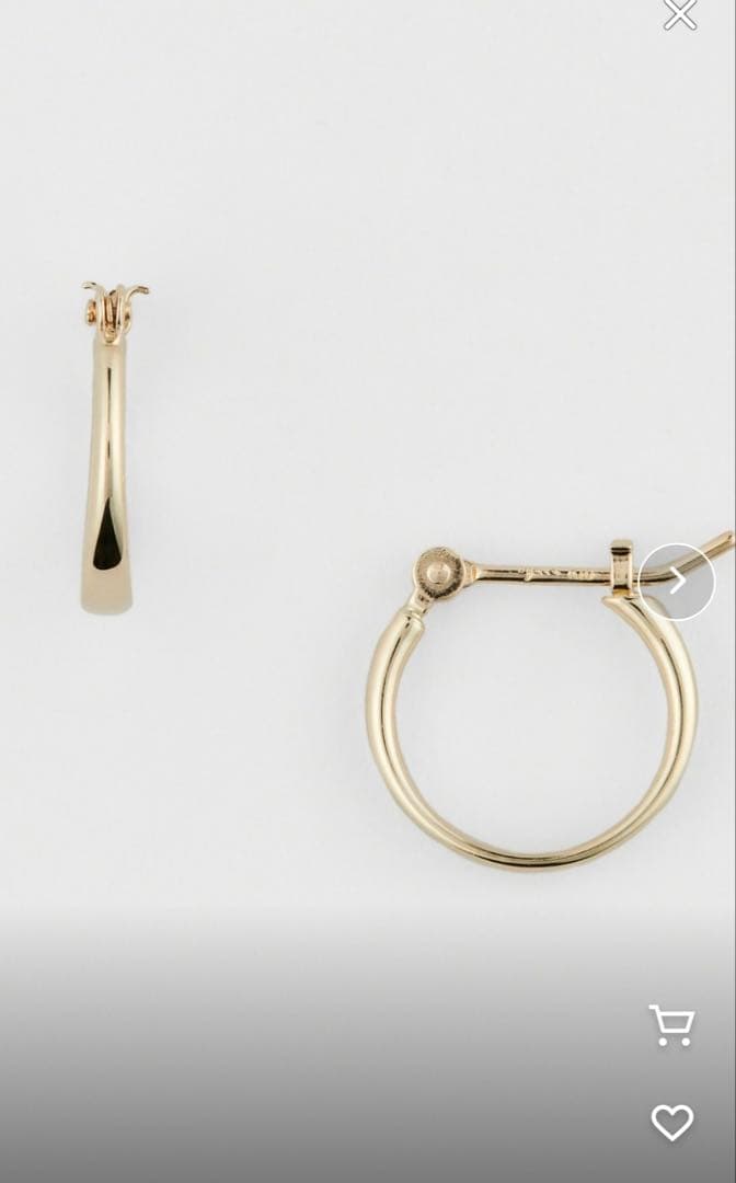 agete アガット ピアス K10