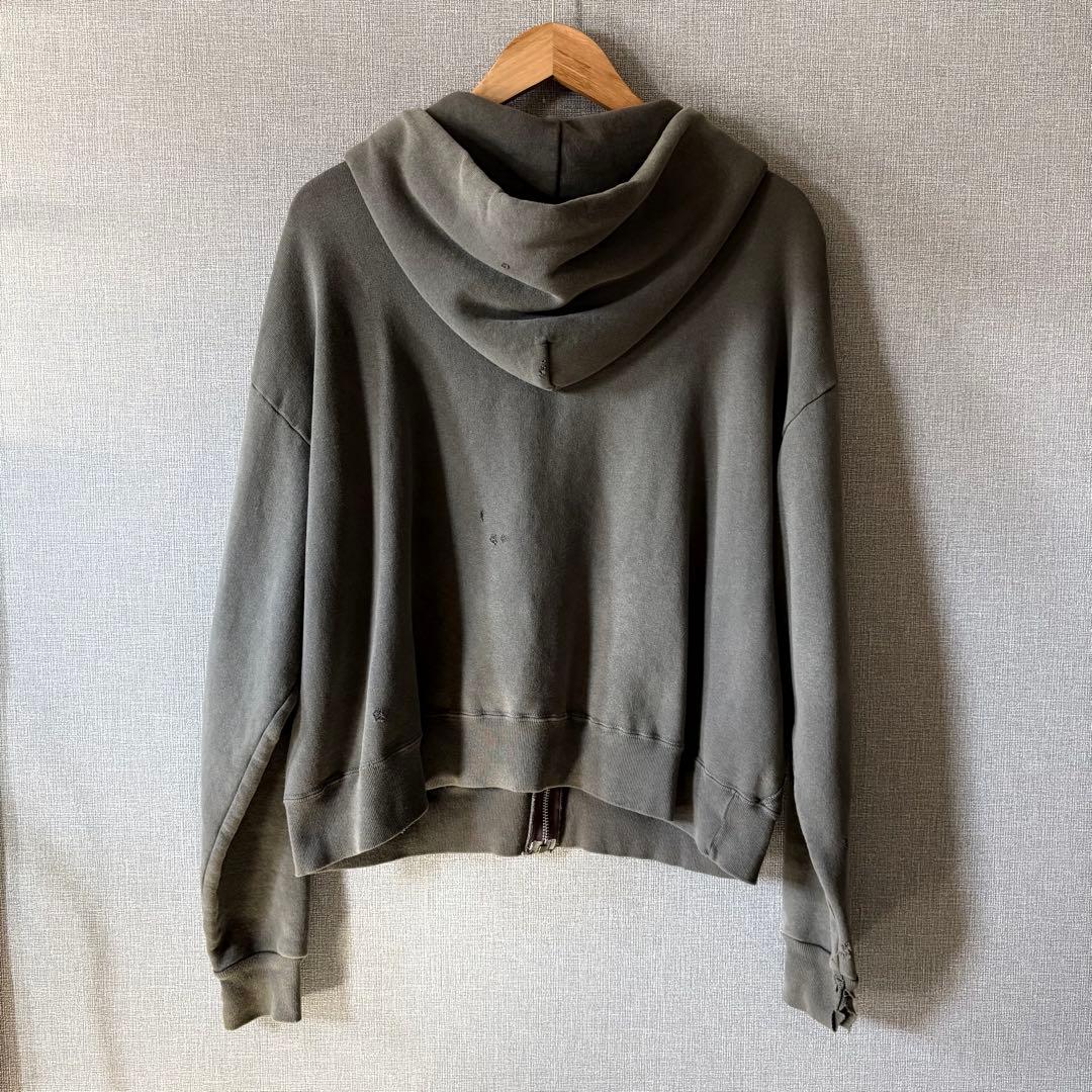 23AW SAINT MICHAEL ダメージジップフーディ