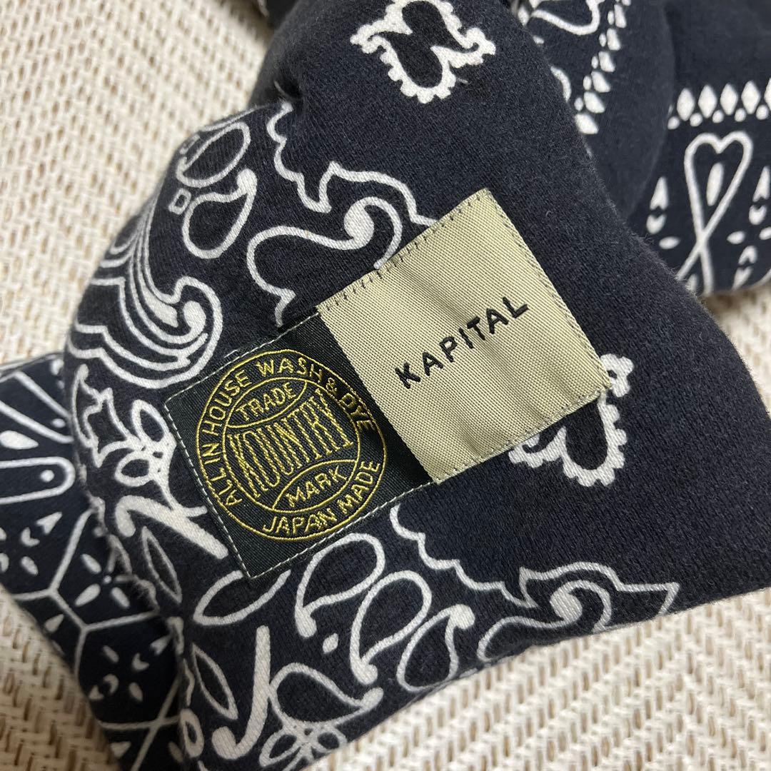 悪*魔様 KAPITAL bandannaキャピタル　バンダナマフラー　ペイズリ