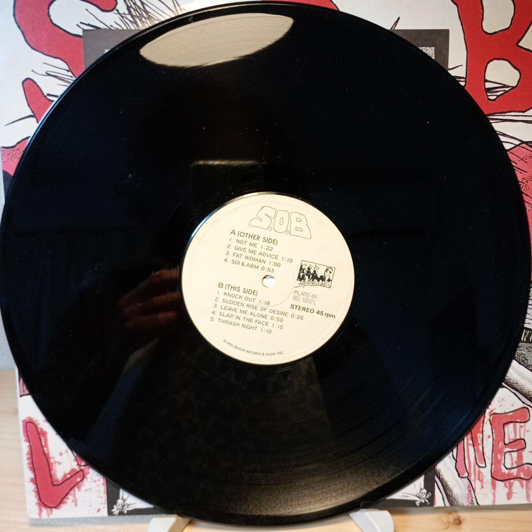 S.O.B LEAVE ME ALONE レコード　パンクロックセール 開催