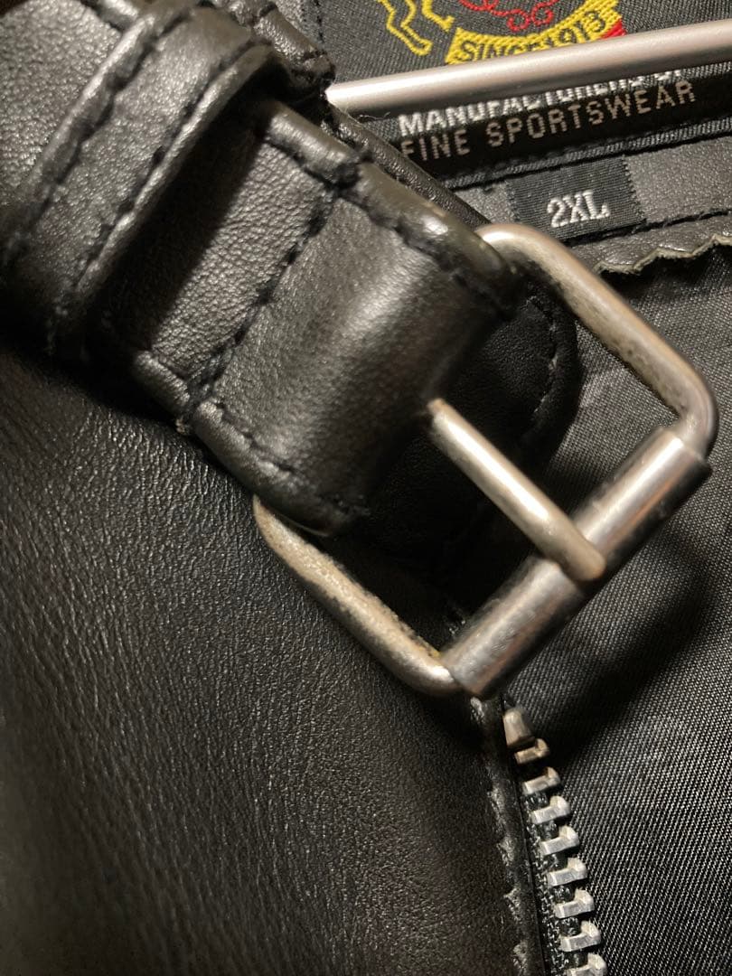 Schott ショット シープスキン シングルライダース ジャケット 2XL 黒