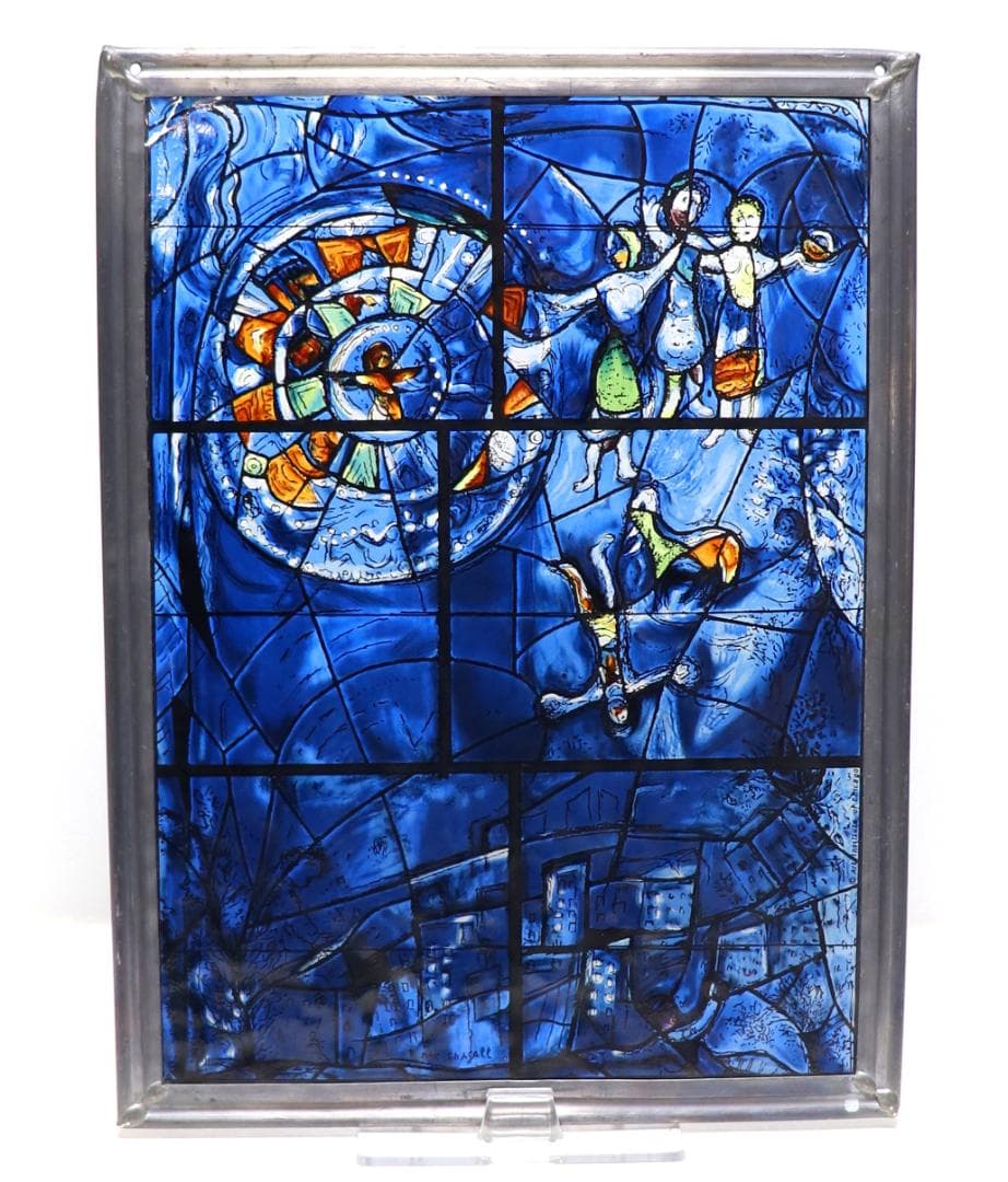 マルク・シャガール 大型ヴィンテージ ステンドグラス アメリカウィンドウズ3/4