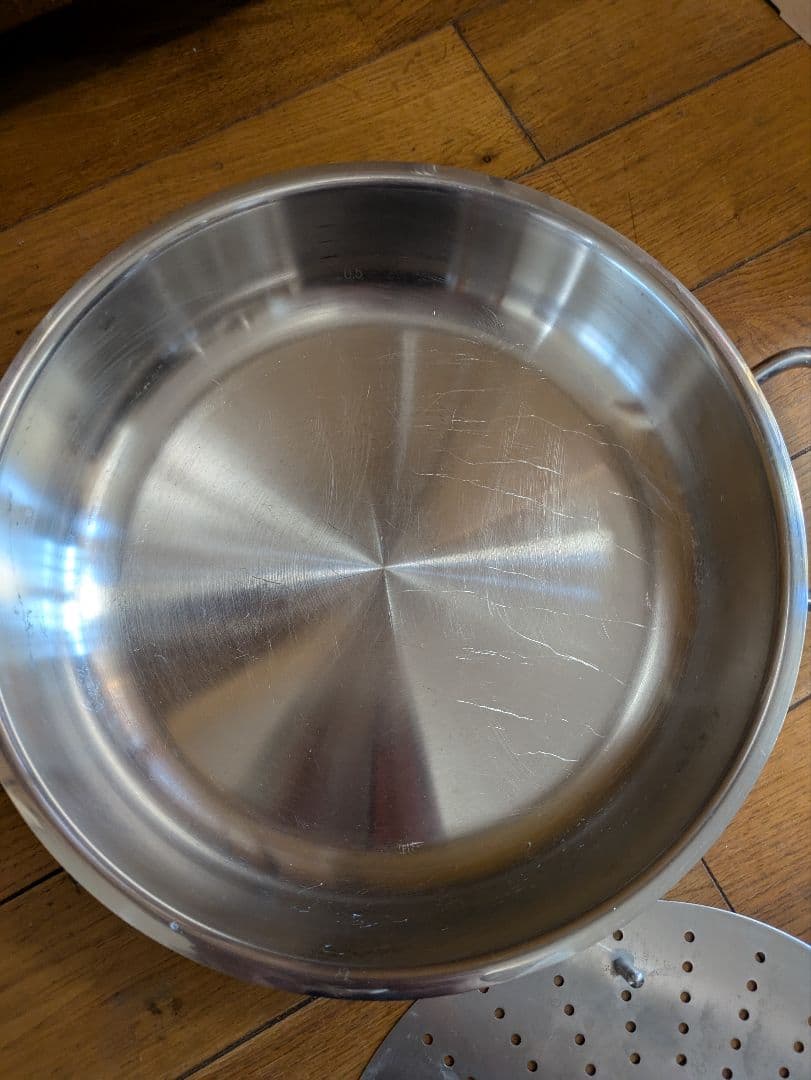 フィスラー　プロコレクション　サーブパン　28センチ　蒸し器　ふたなし　両手鍋