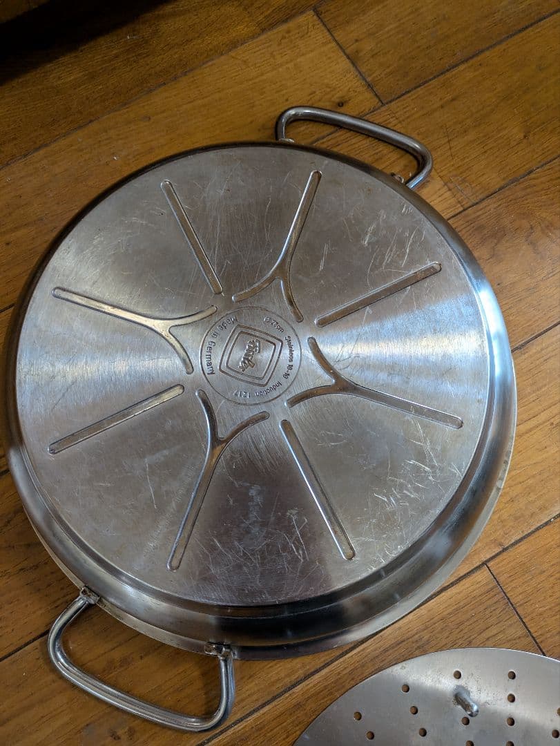 フィスラー　プロコレクション　サーブパン　28センチ　蒸し器　ふたなし　両手鍋