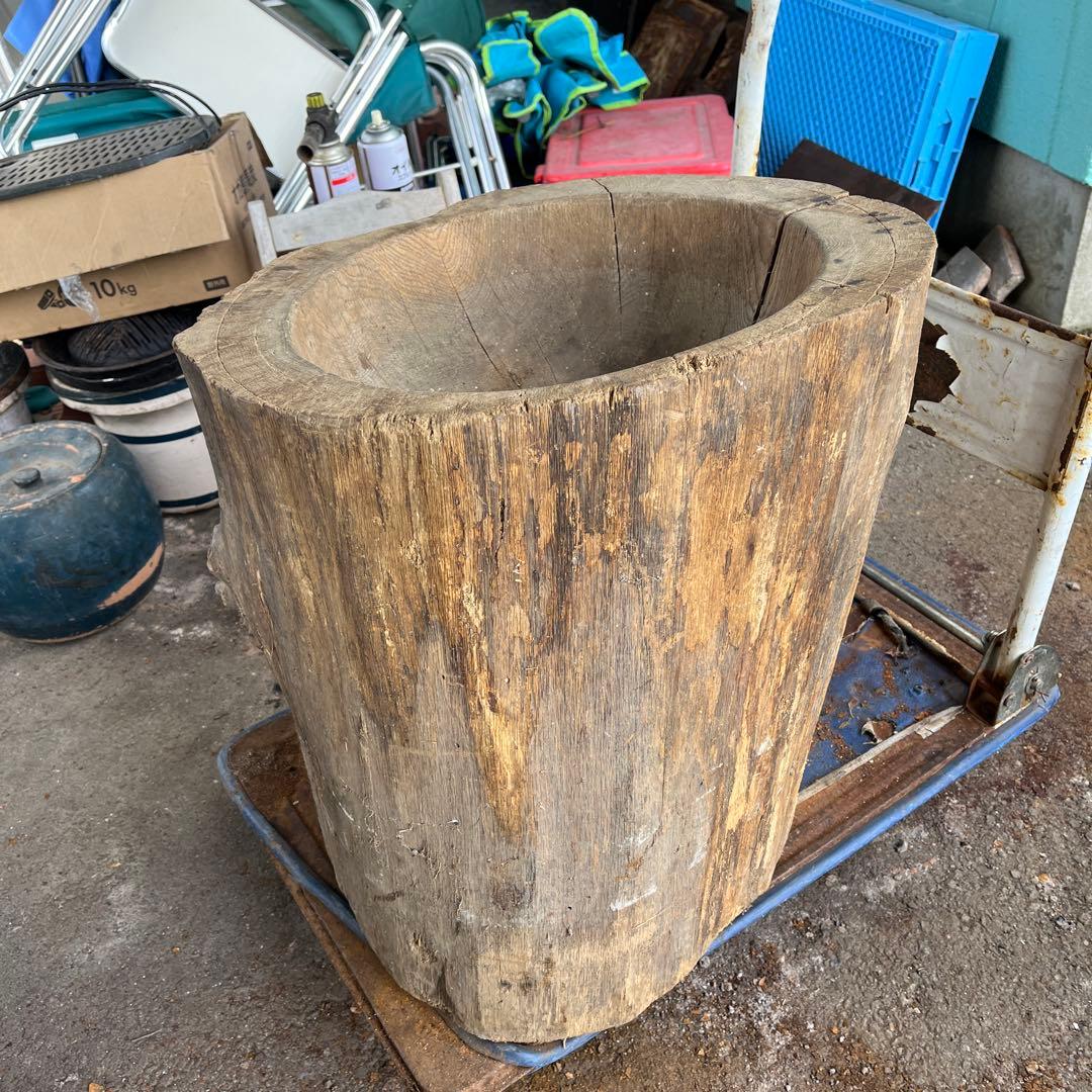 餅臼、餅つき臼、お正月、