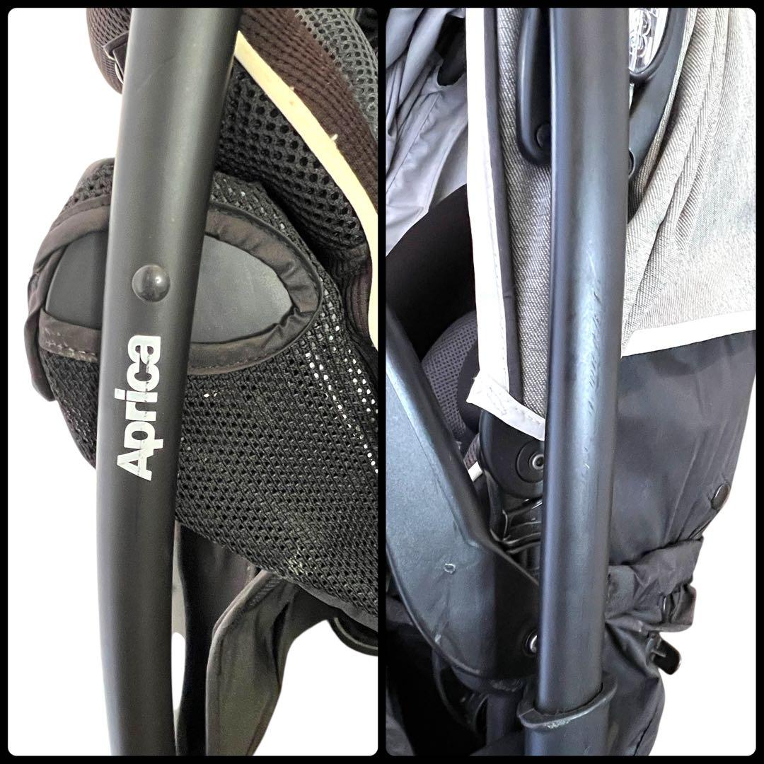 【極美品】Aprica ラクーナビッテクッション レザーハンドル 2107603