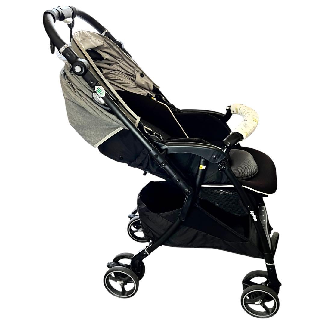 【極美品】Aprica ラクーナビッテクッション レザーハンドル 2107603