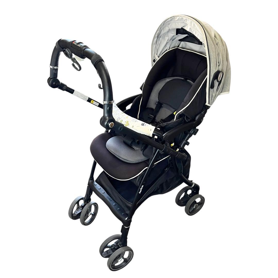 【極美品】Aprica ラクーナビッテクッション レザーハンドル 2107603