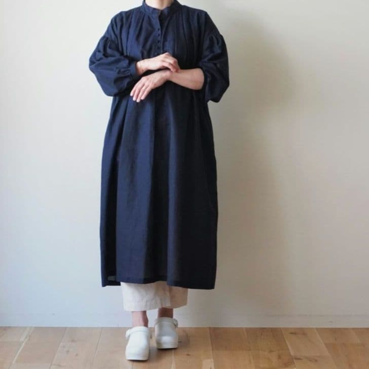 極美品/A PIECE OF LIBRARY/リノカディシャンブレーワンピース