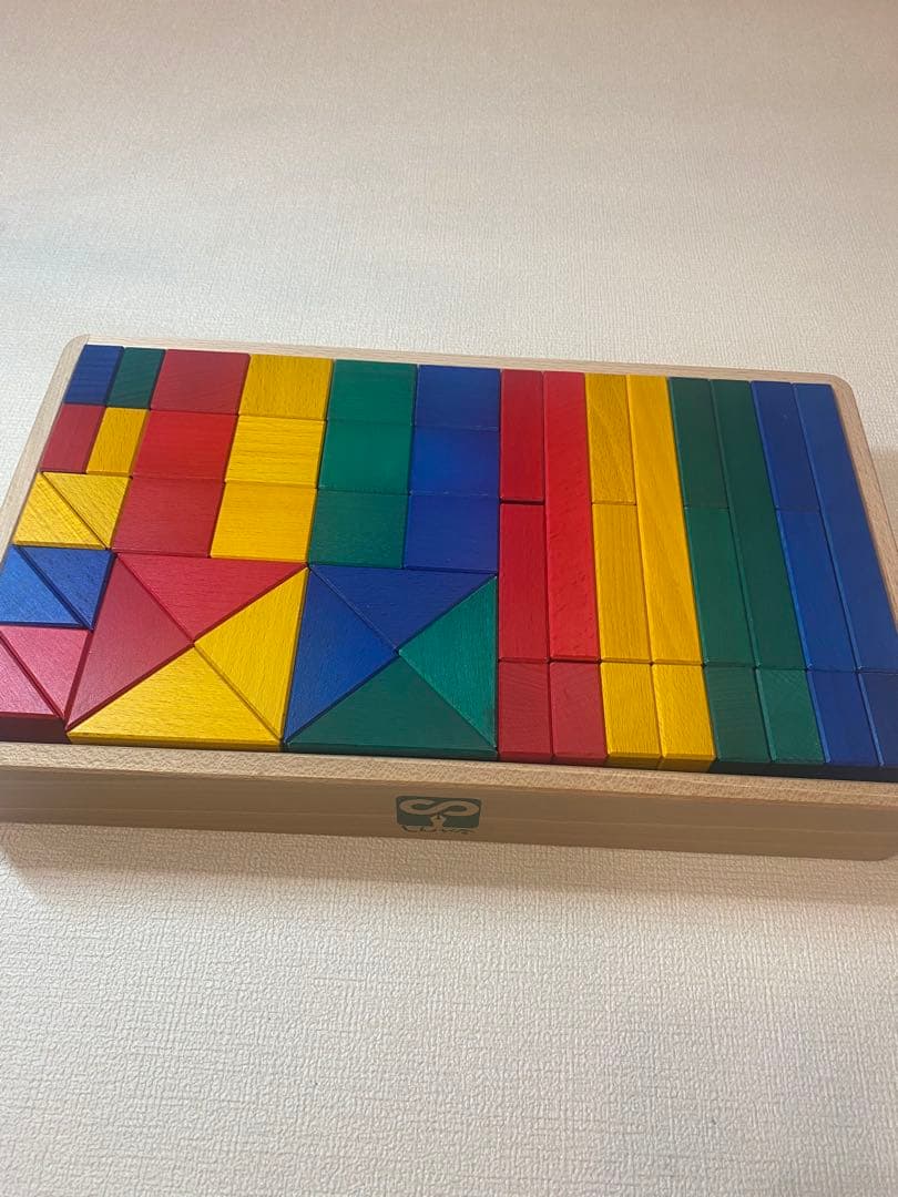 伸芽会　教材つみき　積み木