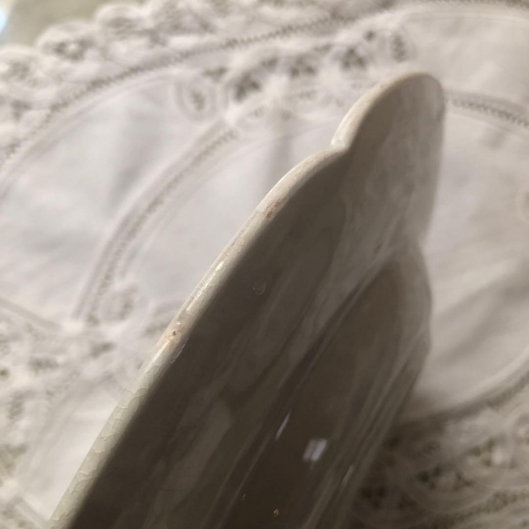 フランス　アンティーク　リュネヴィル　プレート　りんごの花