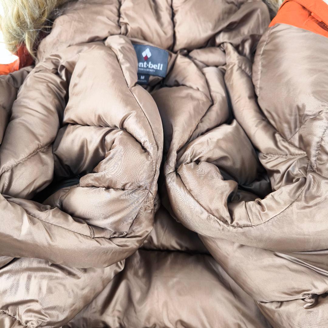 【noa様】mont-bell ハスキーコート オレンジ ダウンジャケット M